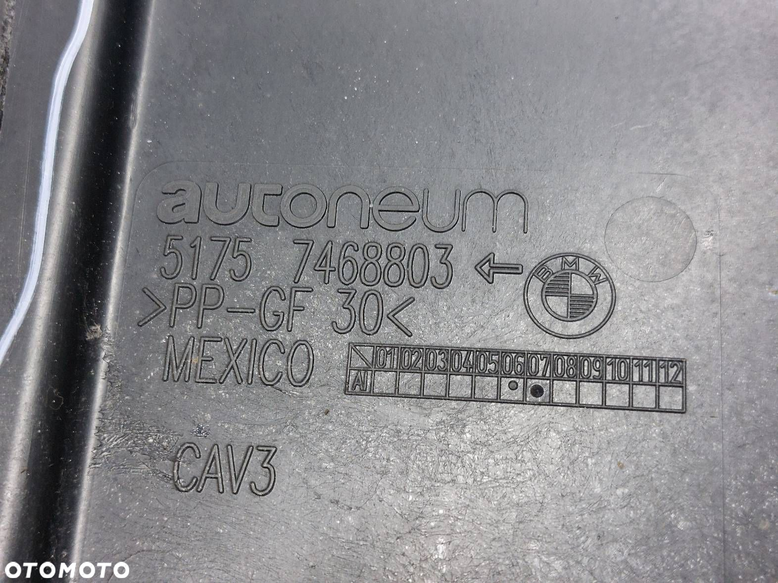 OSŁONA SILNIKA DOLNA BMW X5 G05 7468803 7424879 - 7