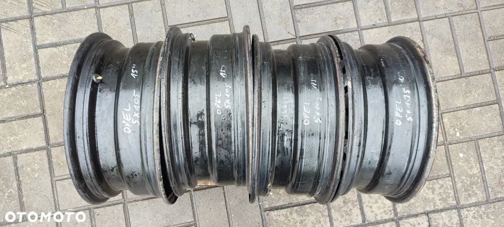 FELGI STALOWE 5x105 6Jx15 CALI ET37 ASTRA J ASTRA K KOMPLET 4 SZTUKI - 8