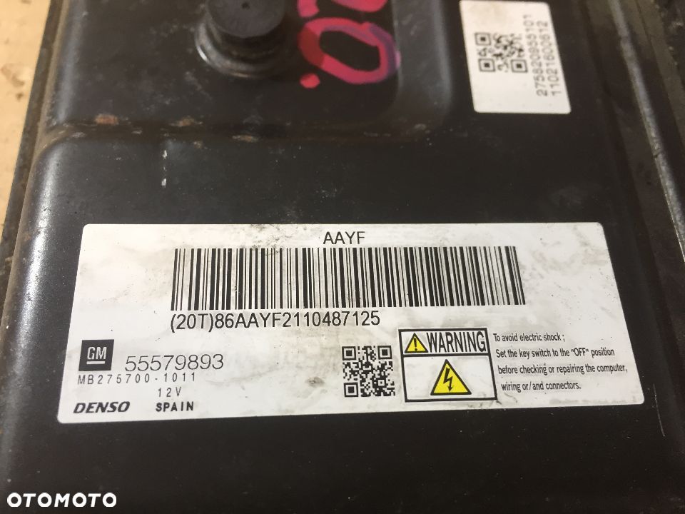 #KOMPUTER OPEL 1.7 CDTI nr 55579893 - 4