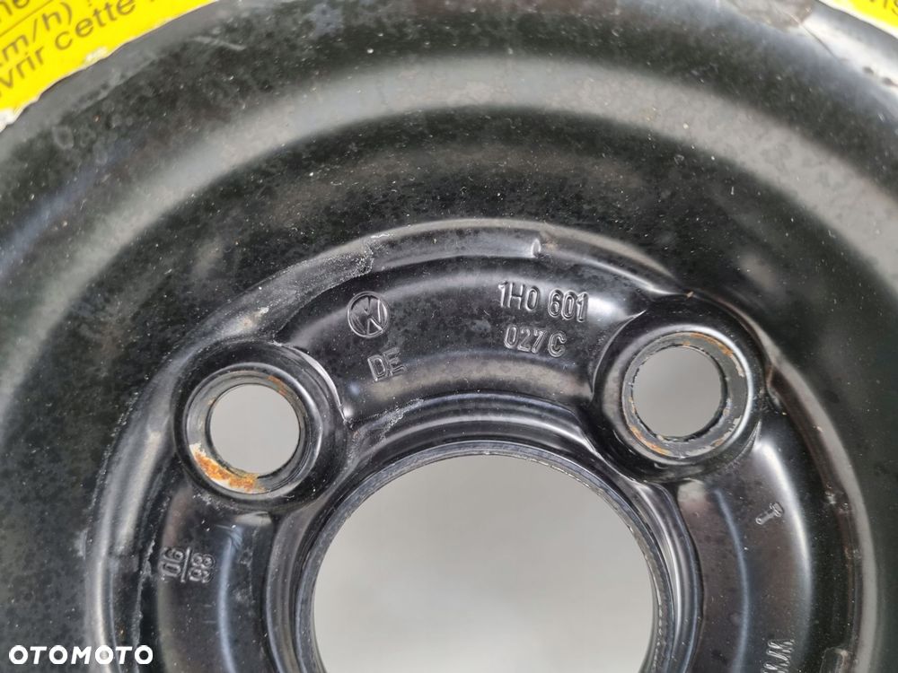 KOŁO DOJAZDOWE ZAPASOWE Ibiza II Polo III 105/70 R14 4x100 1H0601027C zapas - 3