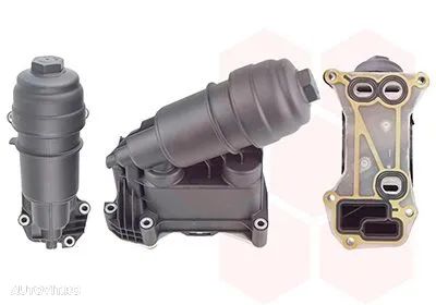 Baterie carcasa suport filtru radiator separator ulei termoflot BMW seria 1 F20 F21, seria 2 F22 F87, seria 3 E90 E91 E92 E93 F30 F31 F34 F80, seria 4 F32 F33 F36 F82 F83, seria 5 F07 F10 F11, seria 7 F01 F02, X1 E84, X5 E70, X6 E71, motoare diesel N57 - 1