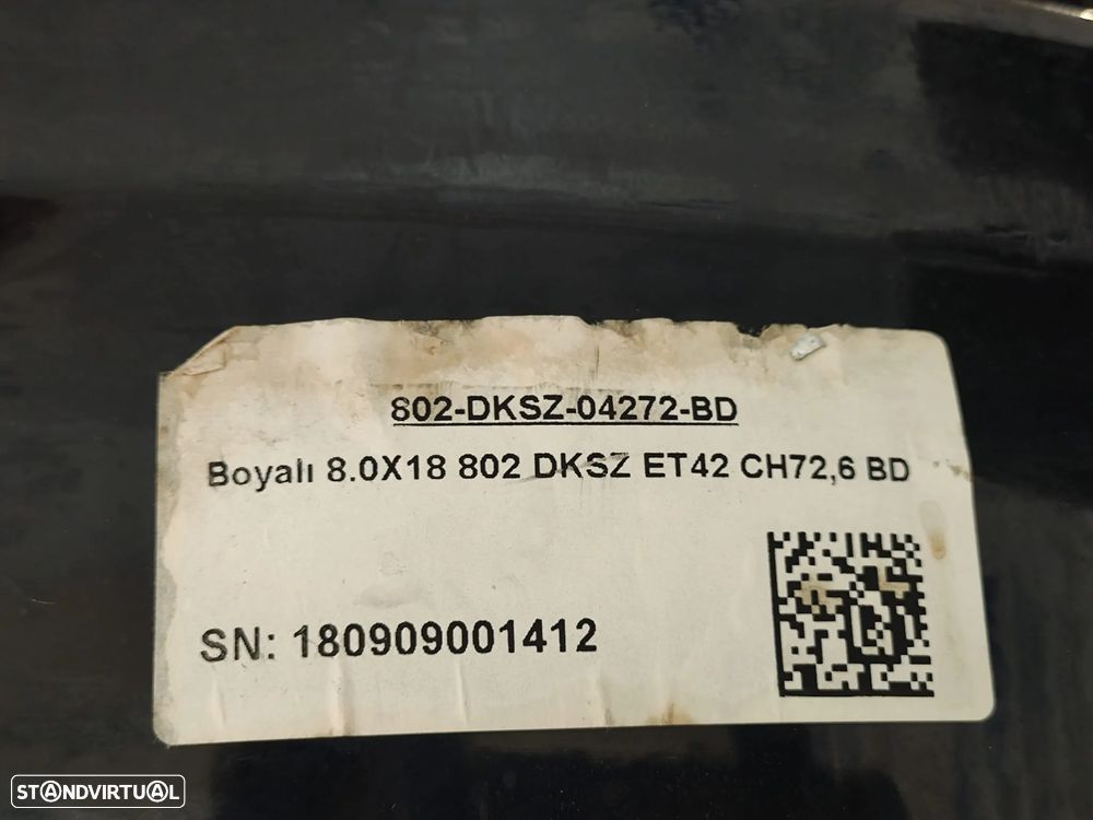 Conjunto Jantes 18 Wolfrace Eurosport Assassin 8J ET42 5x120 - 20