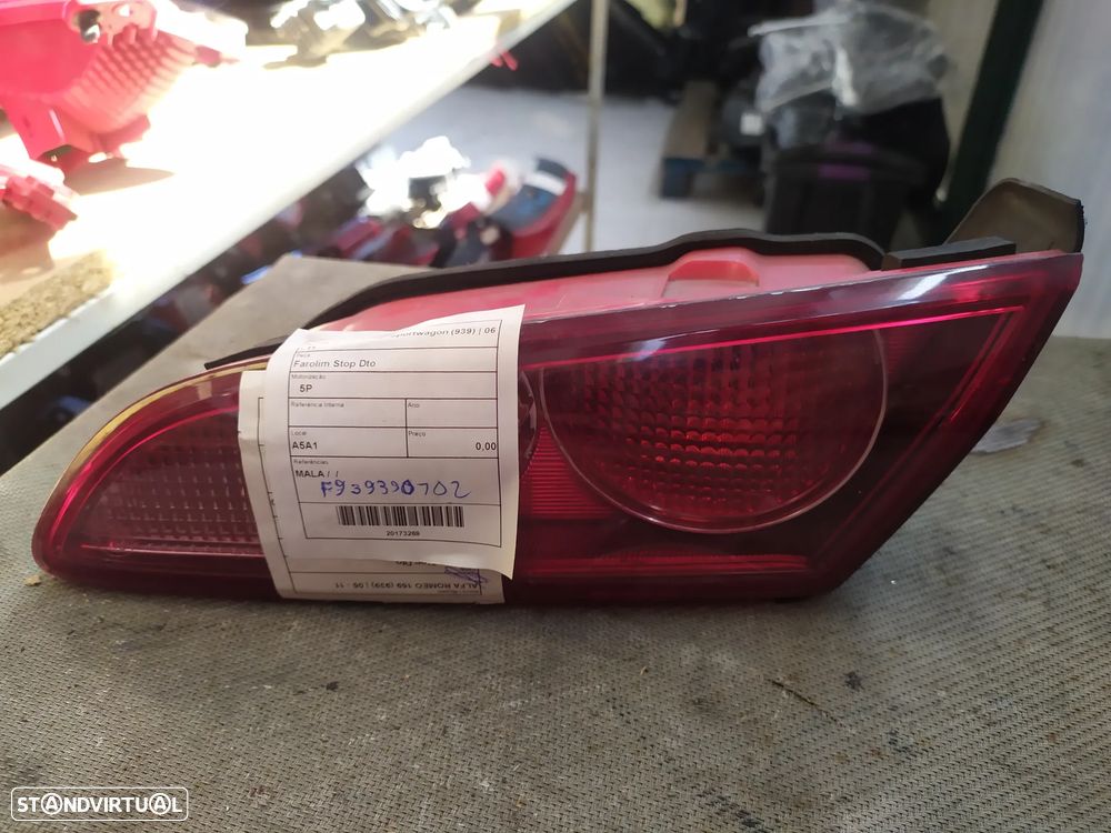 Farolim stop mala direito Alfa Romeo 159 Sportwagon 06 - 11 / F939390102 - 1