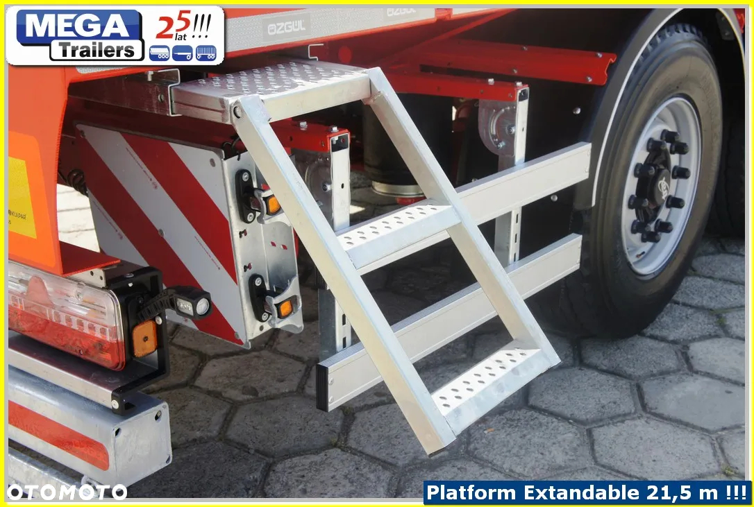 Inny TELEMEGA wysuw 7.50 m, 3 osie, ADR EX3- MEGA Trailers!! - 41