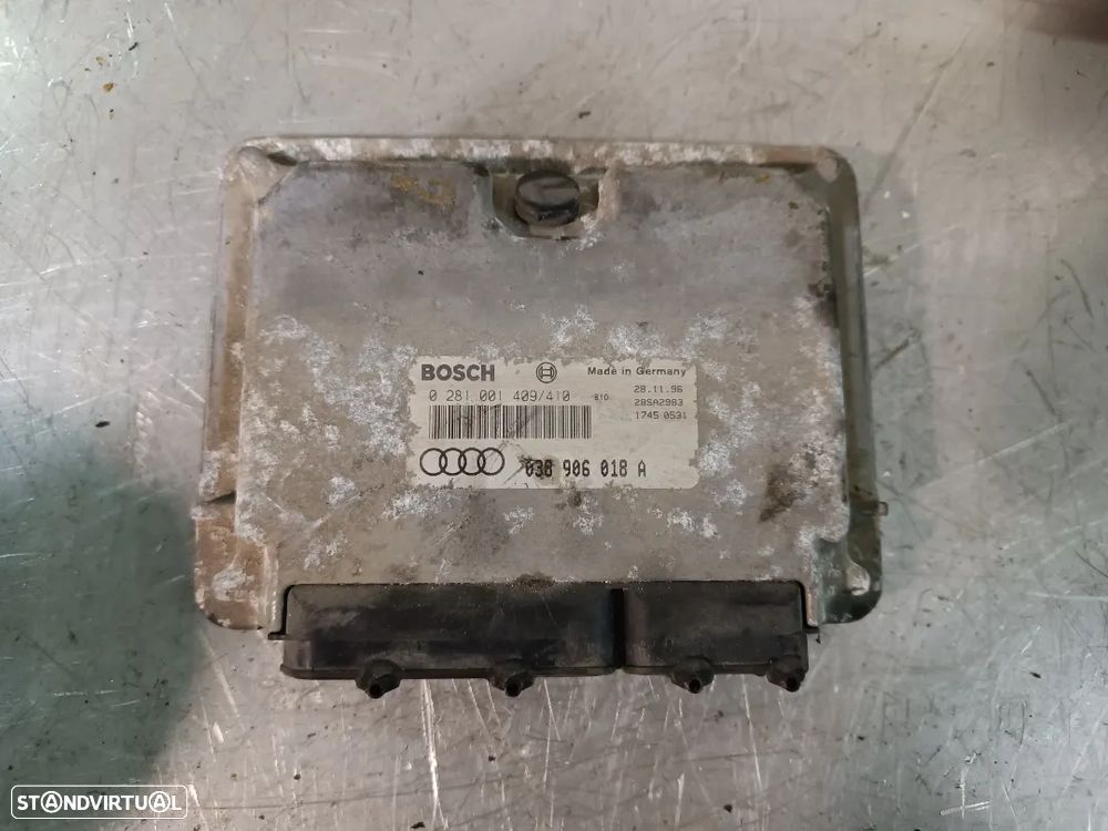 CENTRALINA DO MOTOR AUDI A3 8L 1.9TDI 038906018A 0281001409/410 - 1
