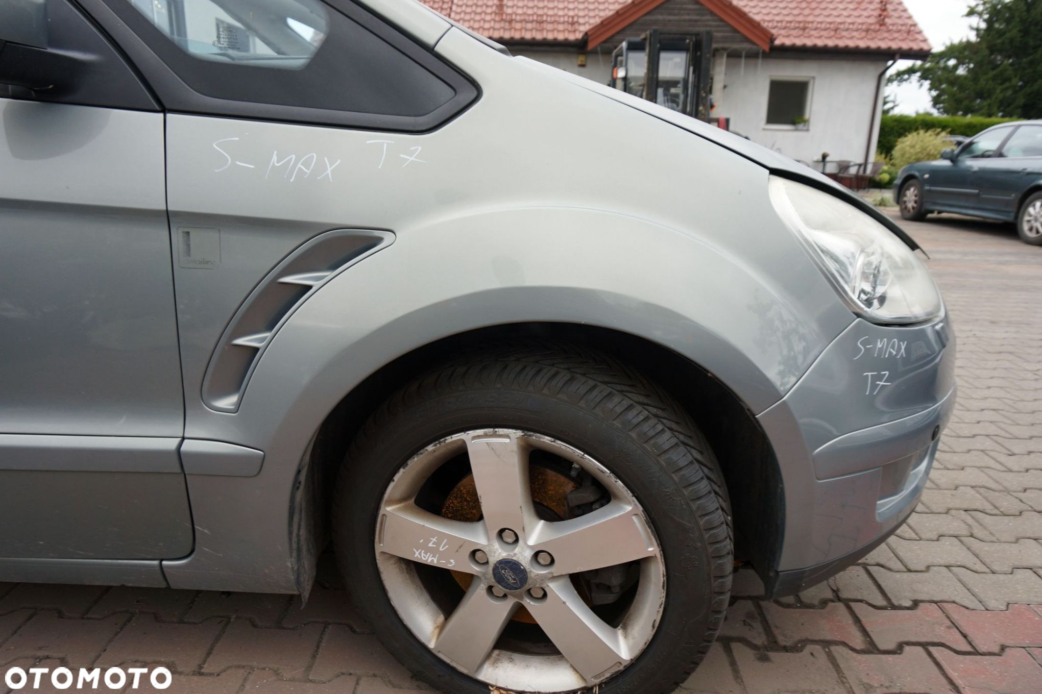 MASKA ZDERZAK BŁOTNIKI LAMPY S-MAX I MK1 T7 XENON EU FORD 2006-2010 SZARY THUNDER PRZÓD KOMPLETNY - 20