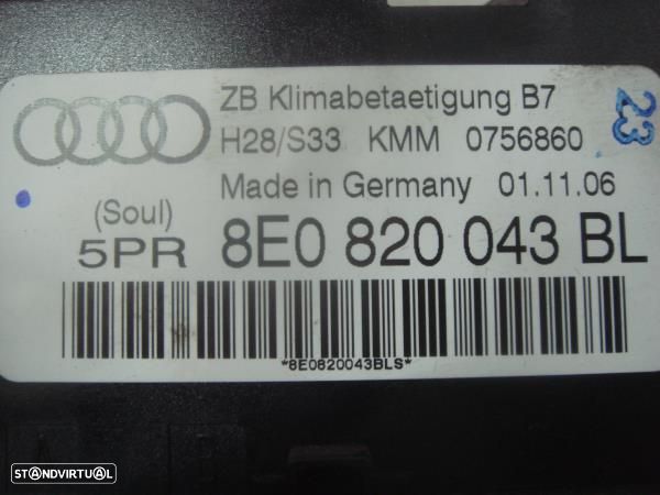 Comando Climatização Audi A4 (8Ec, B7) - 3