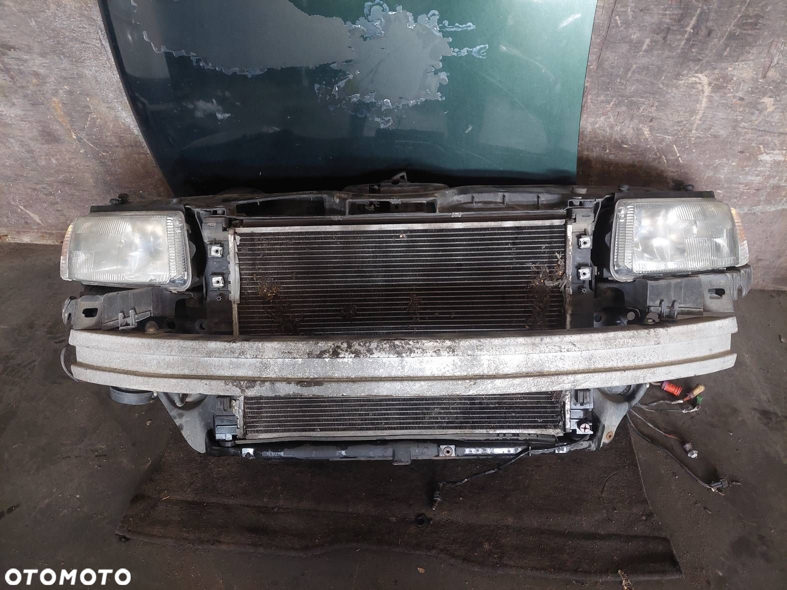 KOMPLETNY PRZÓD MASKA ZDERZAK BŁOTNIKI LAMPY VOLKSWAGEN PASSAT B5 LC6N - 11