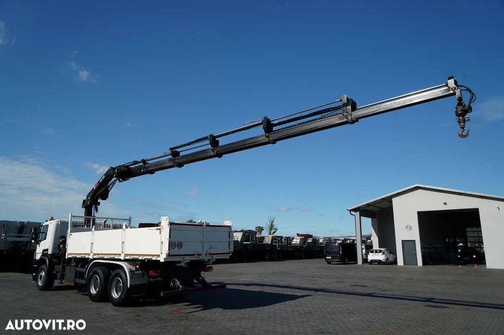 Scania P 410 / 6x4 / BASCULĂ - 6 M + HIAB XS 211 HDS / RADIOCOMANDĂ / EURO 6 / ROTARE / GRABĂ - 7