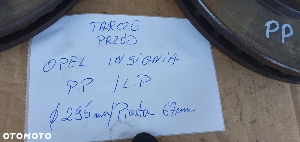 Tarcze hamulcowe przód przednie Opel Insignia A 2.0 CDTI - 10