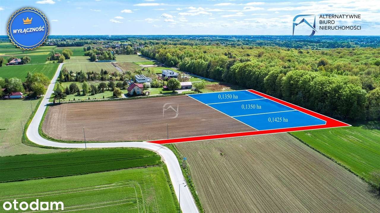 Działki budowlane pod lasem w Smugach - Pełny obrazek: 2/7