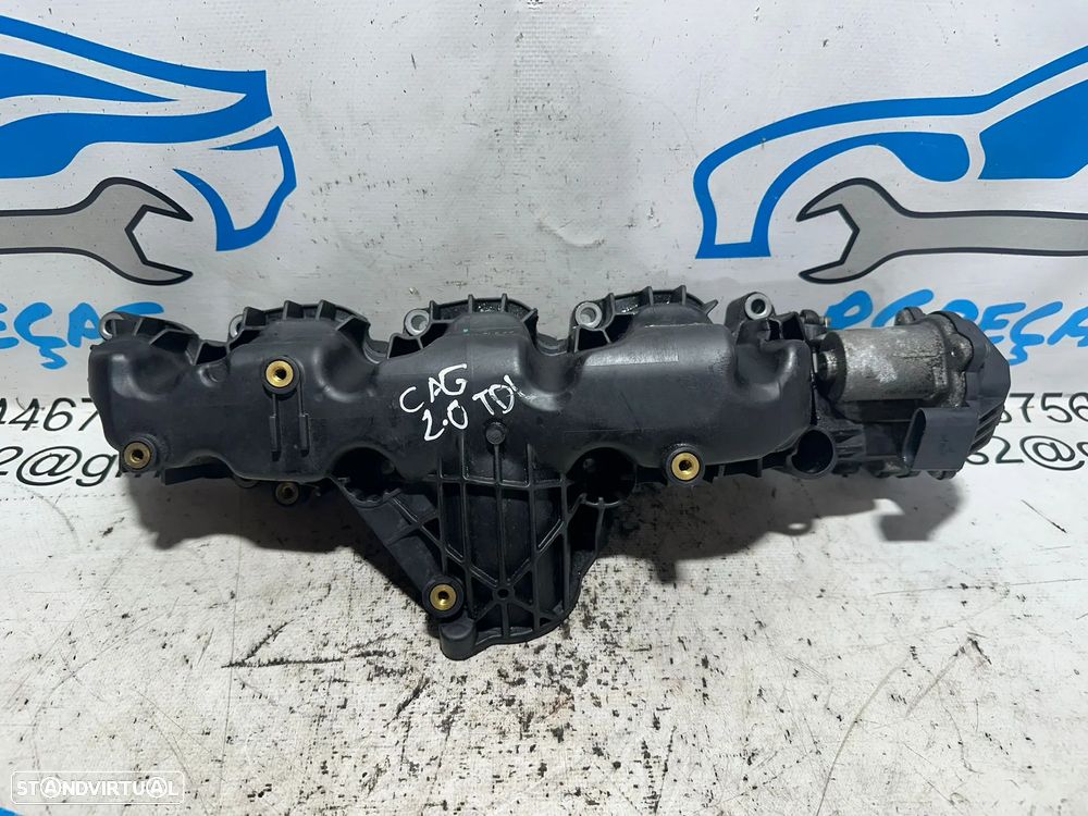 .Coletor Admissão Ar Original VW Volkswagen Audi 2.0 TDi 16v 03L129086V 2004 - 2011 - 3