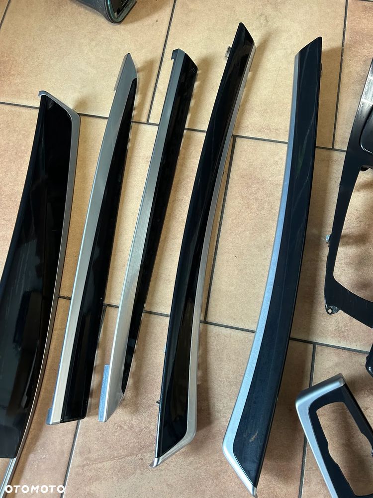BMW 5 F10 LISTWY DEKOR DRZWI KOMPLET 9206371 - 3