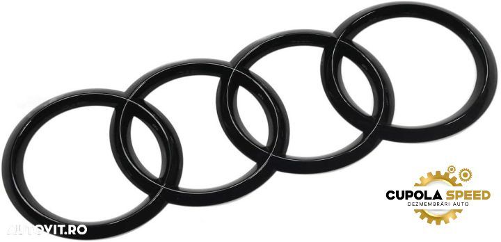 Emblema Negru Crom 4H0853605C 2ZZ Original-Produs Nou Audi Q7 4M [201 - 1