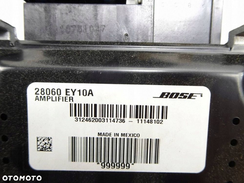 subwoofer głośniki wzmacniacz kpl. nissan qashqai j10 28060ey10a - 11
