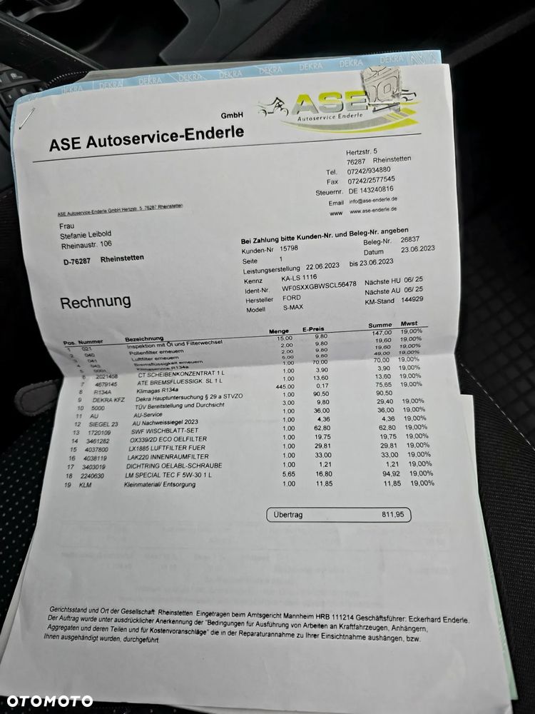 Ford S-Max 2.0 TDCi DPF Trend - 27