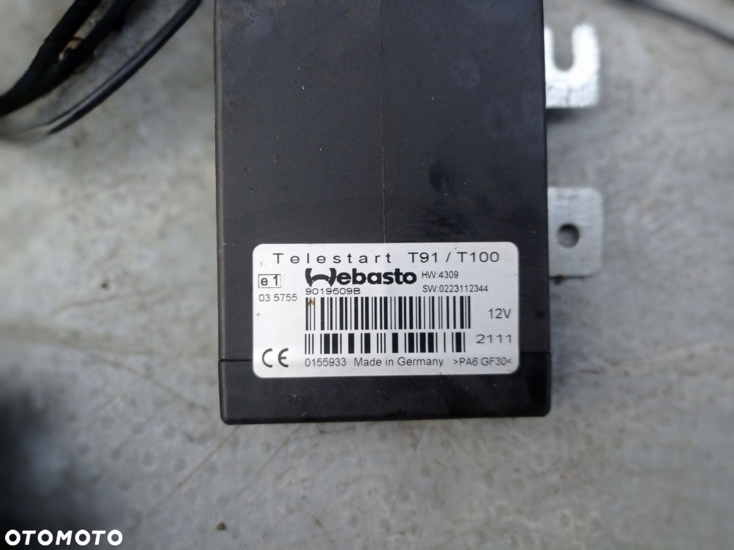 Sterownik Webasto Telestar T91/T100 9019509B - 2