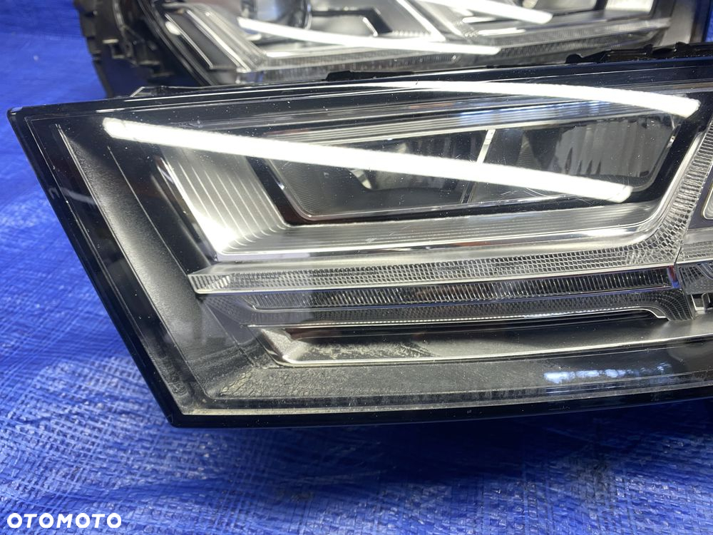 KOMPLET lamp FULL LED - LEWA PRAWA przód AUDI Q7 4M lampa przednia OEM - 3