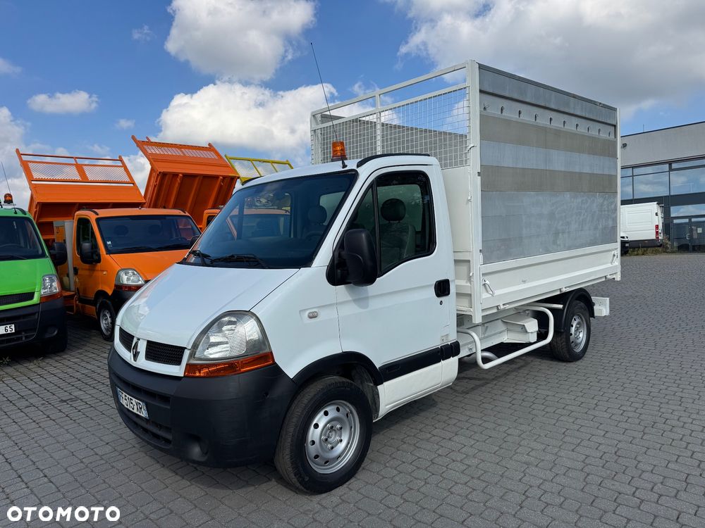 Renault Master Wywrotka Aluminiowy Kontener wysokie burty Wywrot Kiper I wł - 12
