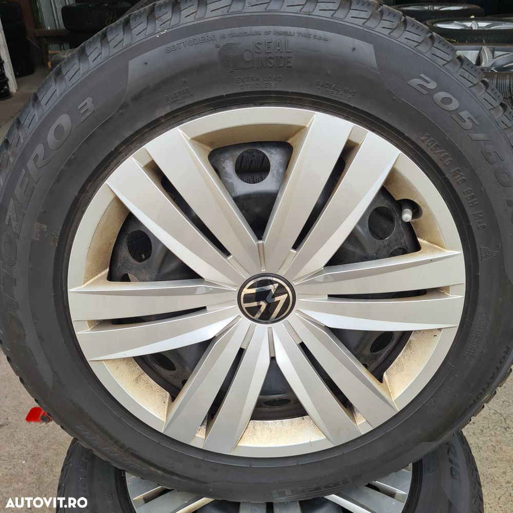 Roti/Jante Seat / Skoda VW | iarna Pirelli 205/60 R16 DOT: 1823 | seal - 1