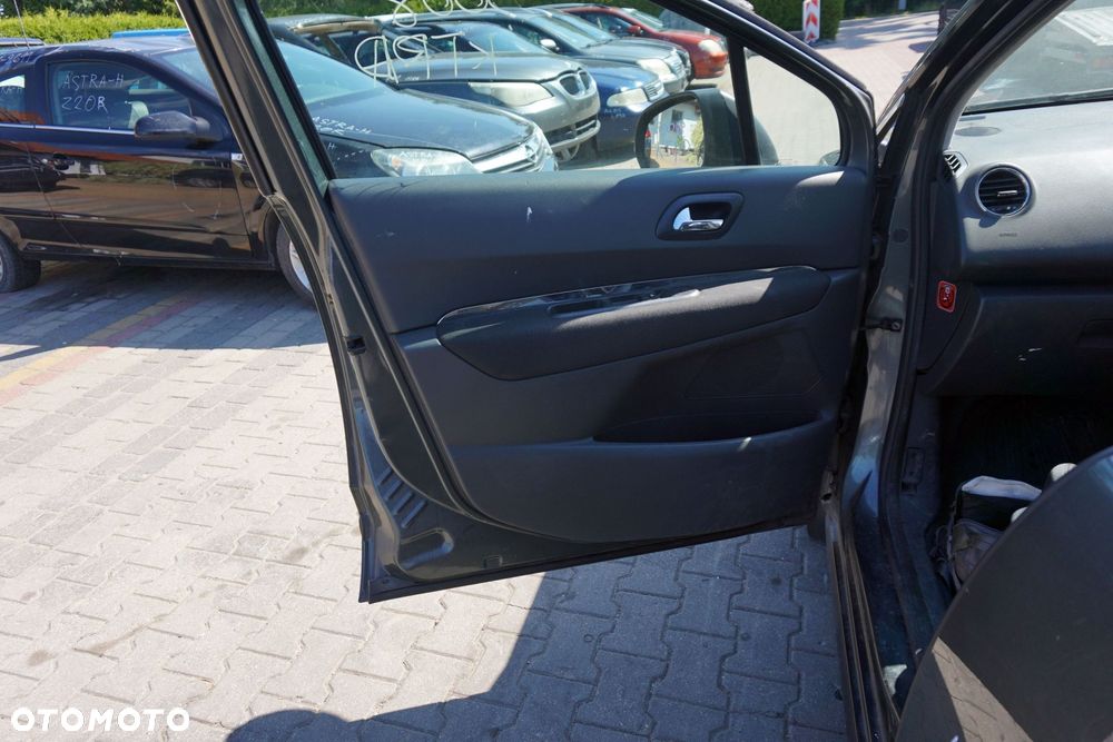 DRZWI PRZEDNIE LEWE 3008 I KTPD  SZARY PEUGEOT 2009-2013 - 9