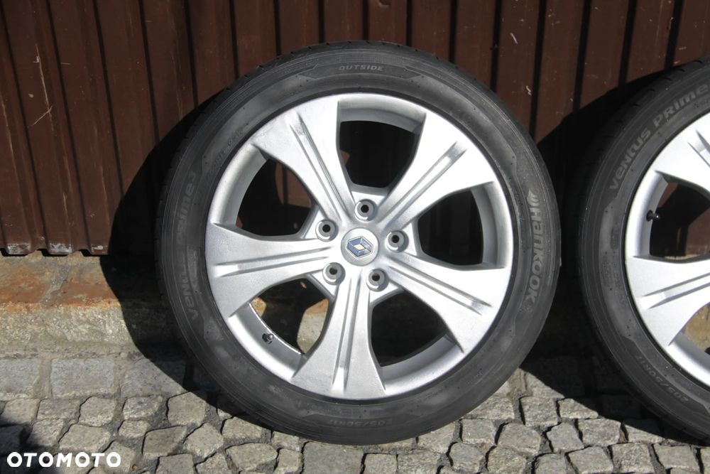 Koła Alufelgi 17 cali 5x114.3 7JX17 ET 49 RENAULT - 4