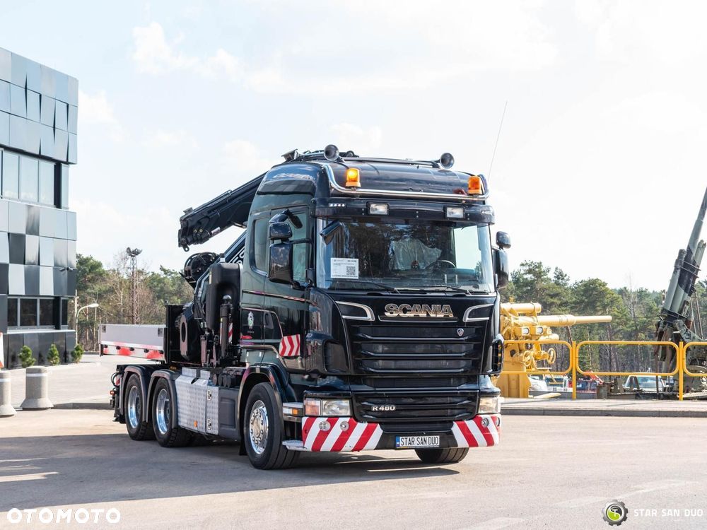 Scania R480 6x4 FASSI F660RA.2.26 HE-DYNAMIC HDS Żuraw Fly Jib Siodło - 10