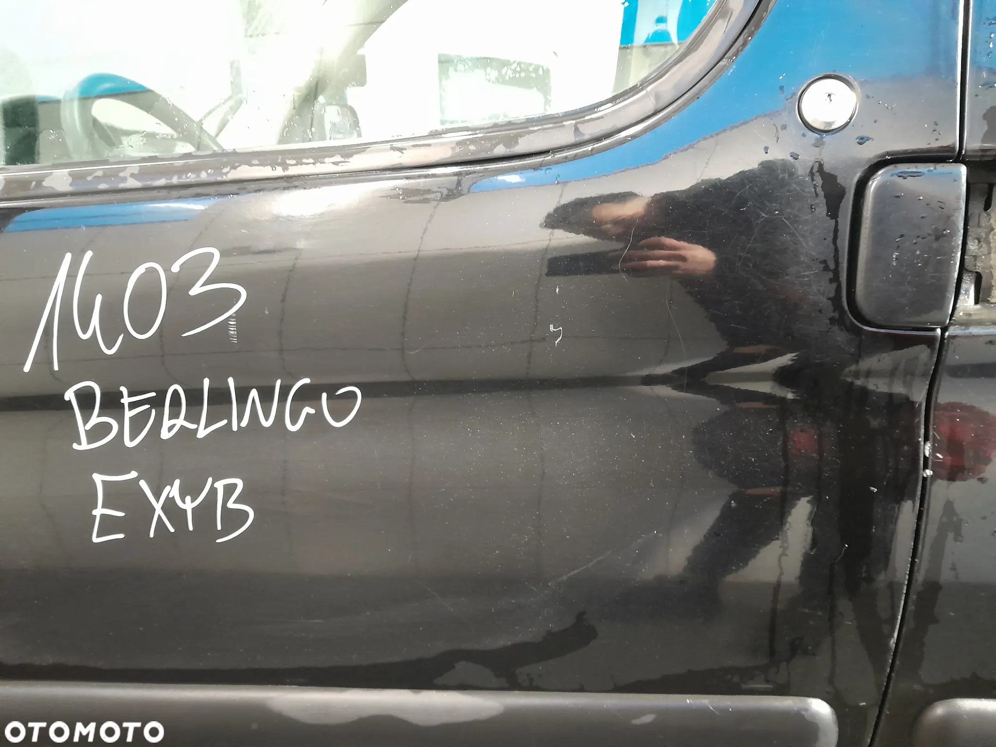 CITROEN BERLINGO I LIFT DRZWI LEWE PRZEDNIE LEWY PRZÓD KOLOR: EXYB - 3