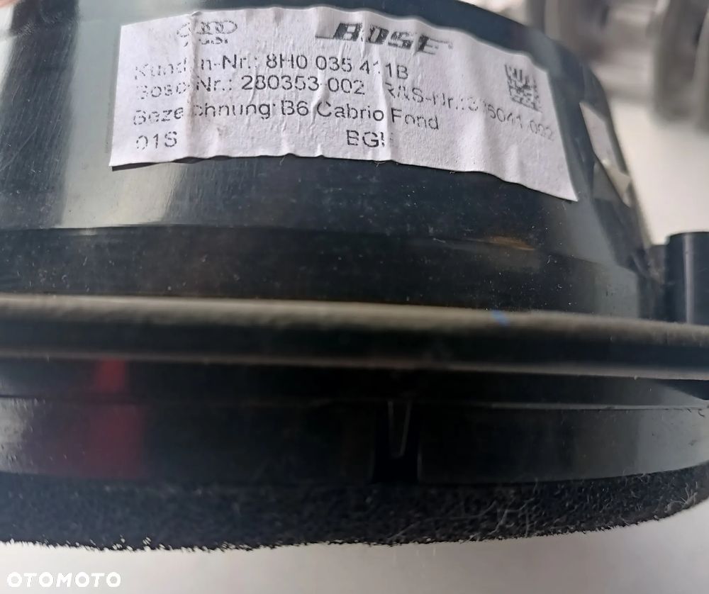 NAGŁOŚNIENIE BOSE -4X GŁOŚNIK ,WZMACNIACZ ,KRATKI -AUDI A3/8P - 5