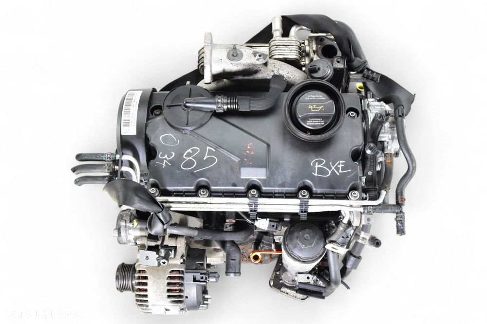 Silnik PASSAT B6 GOLF V TOURAN OCTAVIA II TOLEDO 1.9TDI 105KM BXE KOMPRESJA - 2