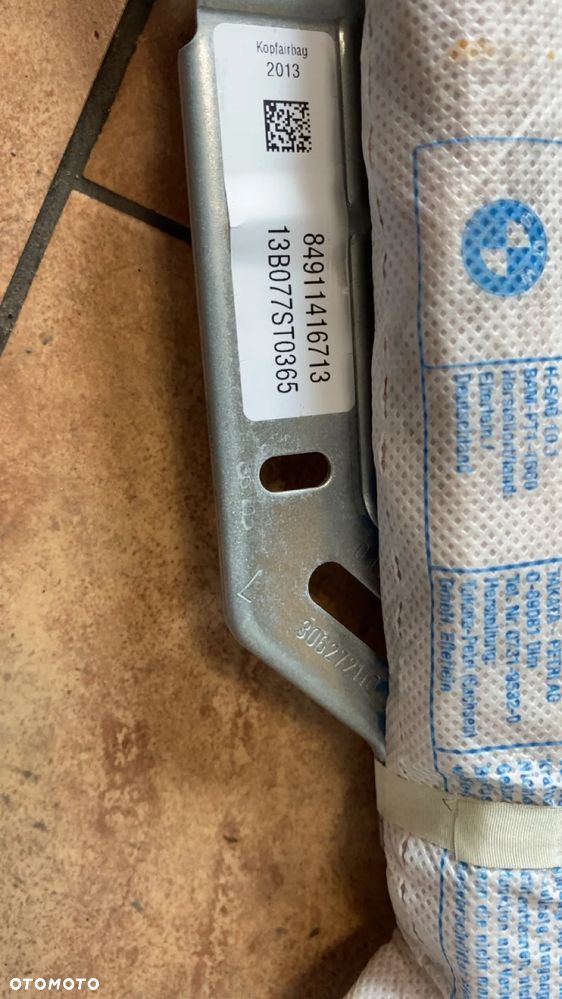 KURTYNA LEWA BMW 7 F01 F02 84911416713 - 3