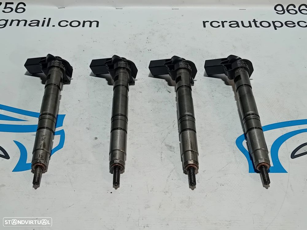 Conjunto 4 Injectores Audi VW Volkswagen Seat Skoda CAG 2.0 TDI 143cv 03L130277 0445116030 - 2