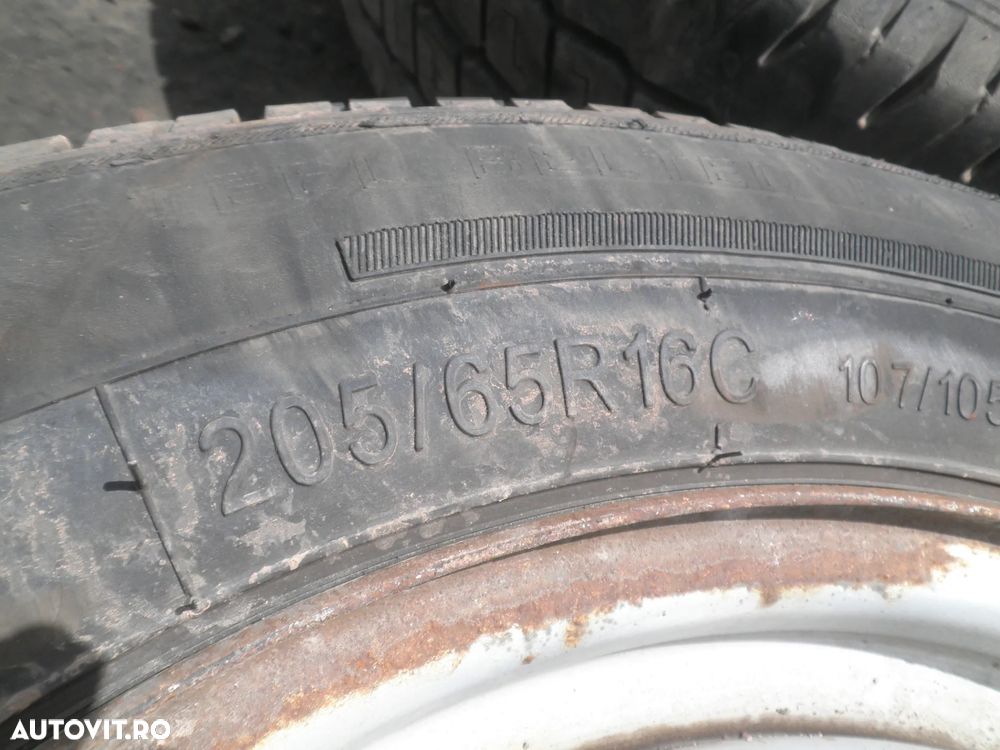 Set jante 16" Mercedes Vito W447 + anvelope 205/65/16 DOT 2024 A4474010101 6.5J ET52 - 5