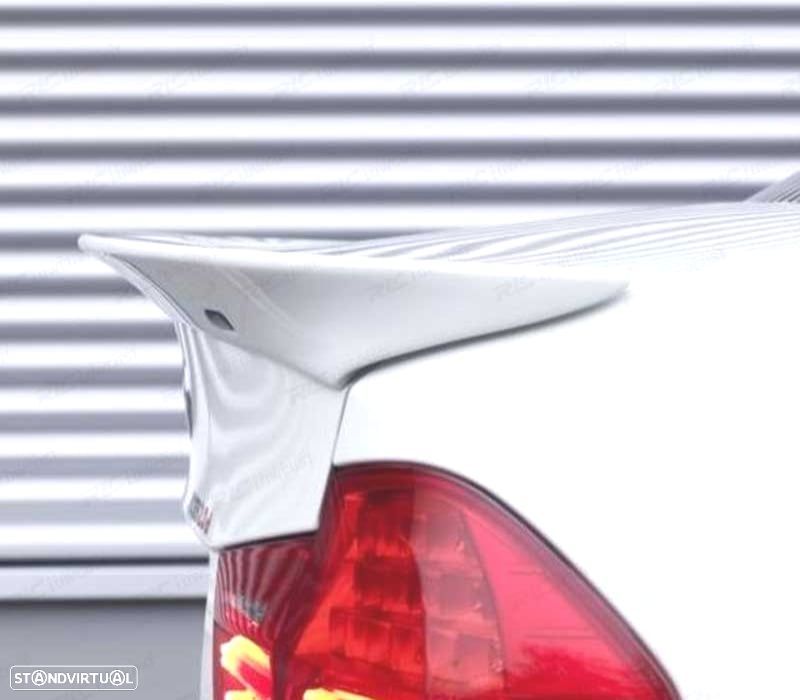 AILERON LIP SPOILER TRASEIRO BMW E90 05-12 LOOK M PRETO BRILHO - 2