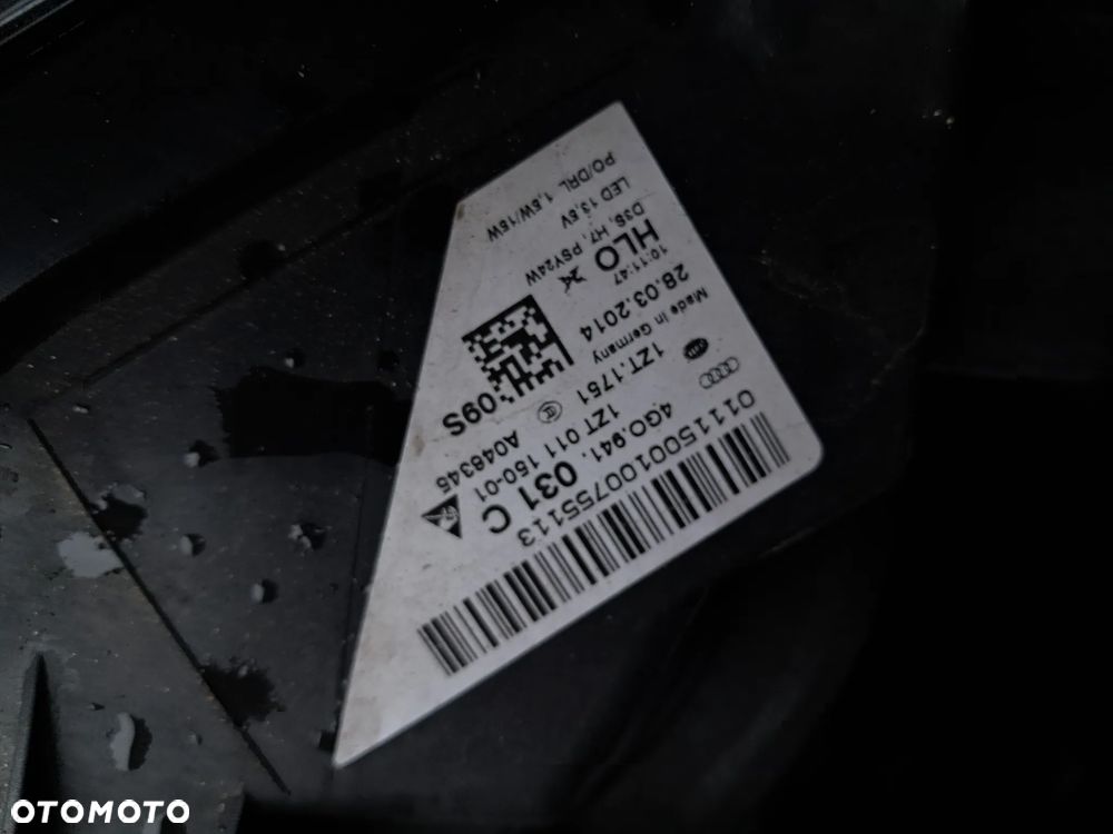 Audi A6 C7 Avant LX5N CDUD PXD MNB 3.0 TDI QUATTRO S-Line Automat Części silnik skrzynia karoseria wnętrze - 24