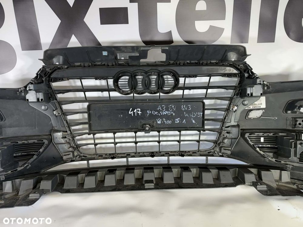 Audi A3 8V 8V3 Zderzak Przód Przedni LY9T PDC, Sprysk. 12-16 8V3807437DE - 13