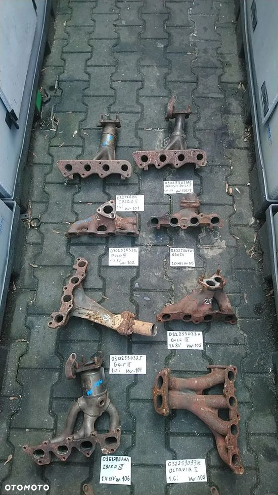 W-wa VW VOLKSWAGEN AUDI KOLEKTOR WYDECHOWY - 2