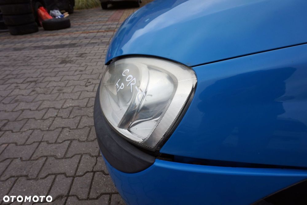 MASKA ZDERZAK BŁOTNIKI LAMPY CORSA C III Z20A  OPEL 1999-2003 NIEBIESKI PRZÓD KOMPLETNY - 26