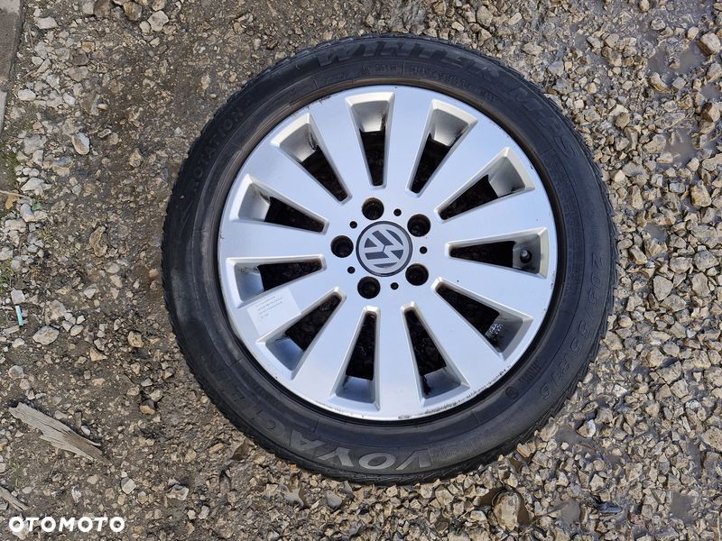 vw passat b6 golf 6 vi felga aluminiowa koło zapasowe 16'' 7j et45 5x112 dj-402 - 1