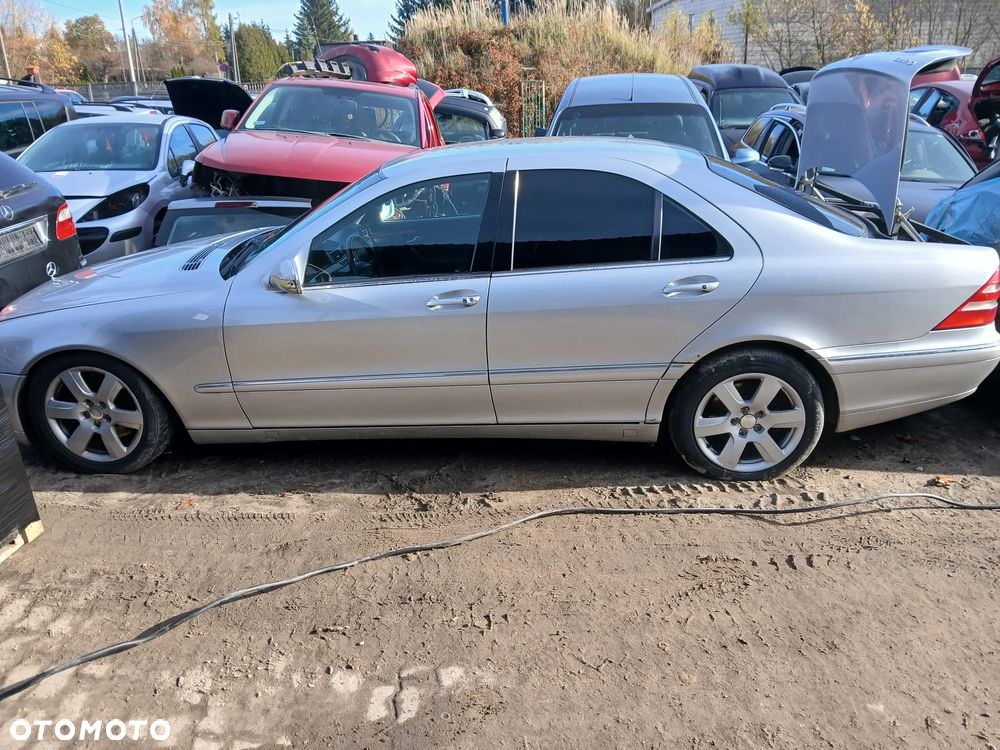 mercedes w220 s klasa 744 maska zderzak lampa grill błotnik drzwi zbiornik paliwa szyba - 2