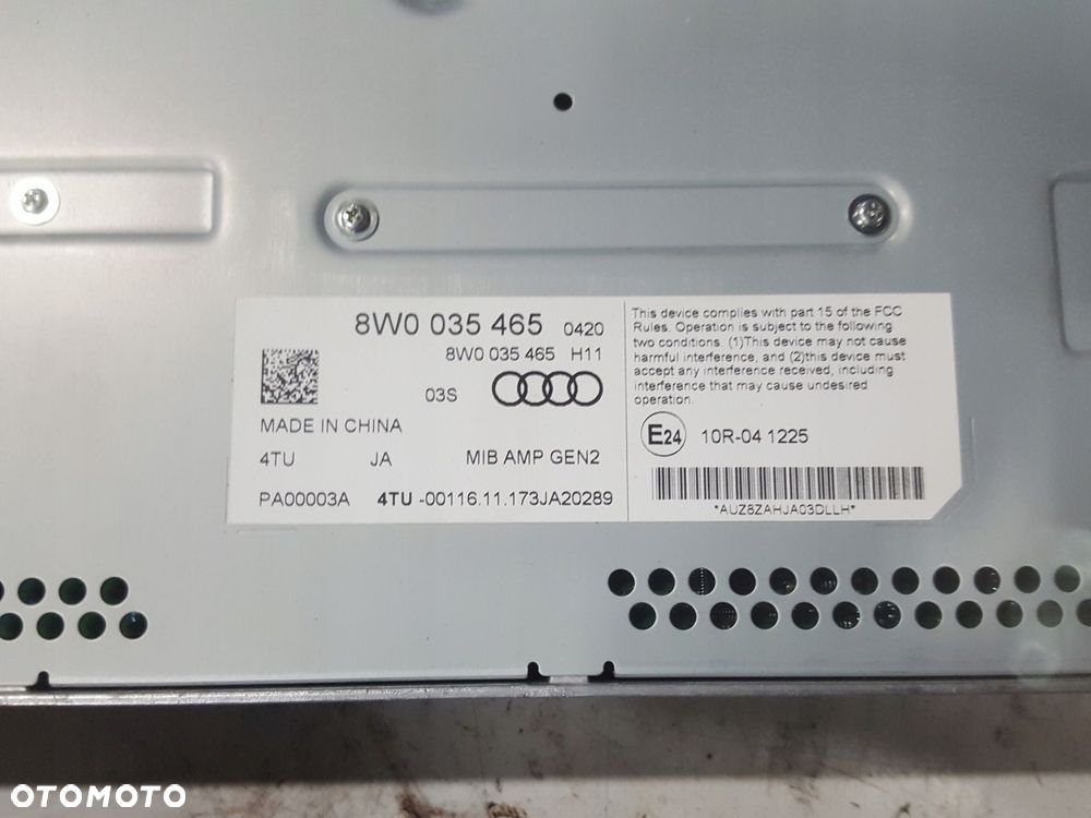 AUDI S5 8W A5 GŁOŚNIKI WZMACNIACZ BANG OLUFSEN 5D - 3