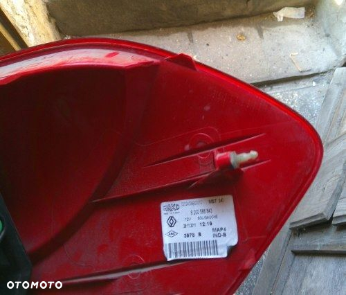 RENAULT CLIO III 05 KOMBI LEWA TYLNA LAMPA ORYGINAŁ EUROPA - 3