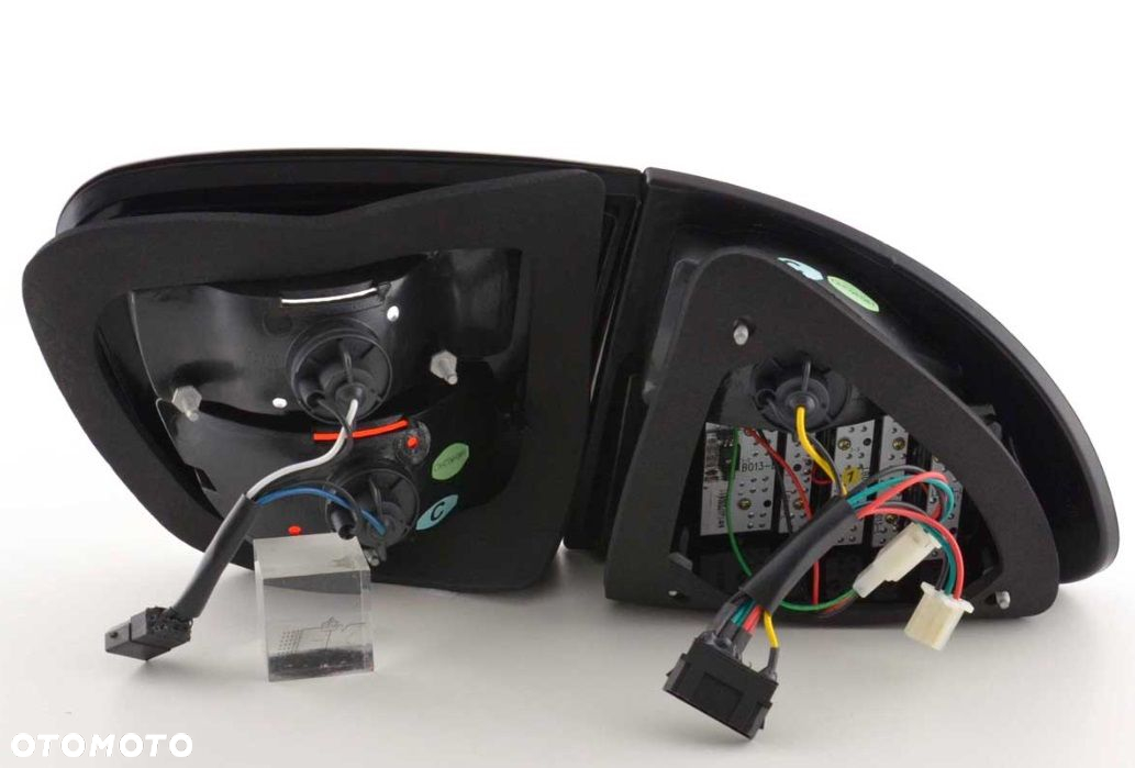 Lampy tyl kpl Led Diodowe Diody Tuning Black Czarny Seat Leon I 1 1m 99-04 - 5
