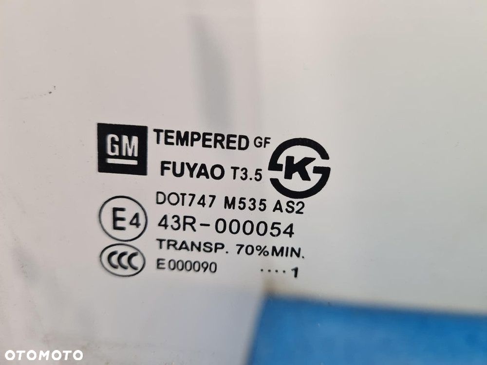 CHEVROLET ORLANDO SZYBA DRZWI TYŁ PRAWA - 2