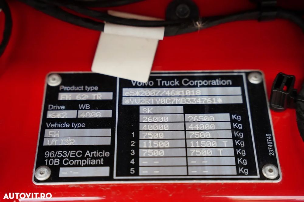Volvo FH 460 / CORTINĂ / I-SAVE / I-PARK COOL / PUNTE RALEVICABILĂ / DIRECȚIE / CORTINĂ RANFORSATĂ - 37