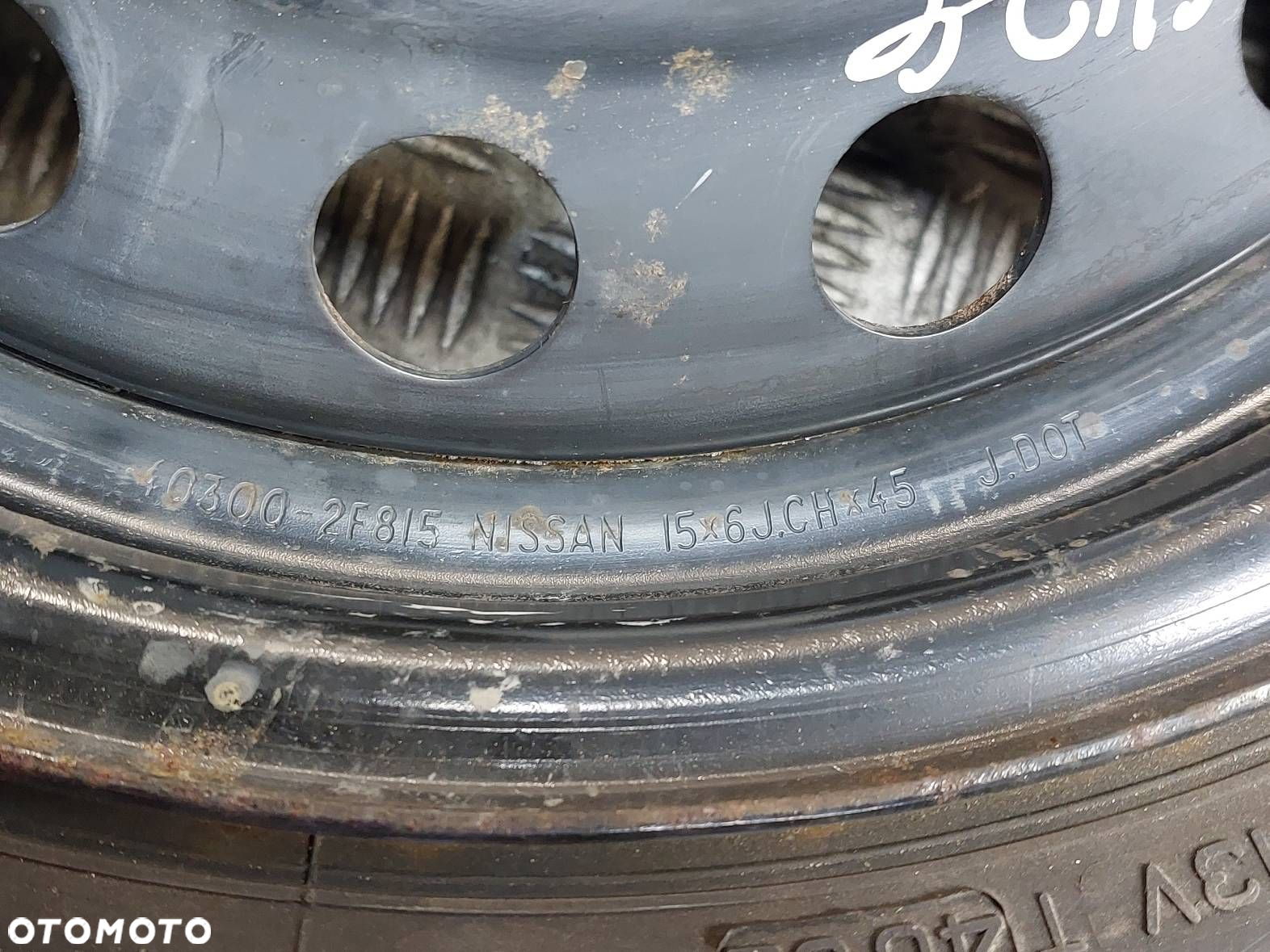 KOŁO ZAPASOWE ZAPAS ALMERA N16 40300-2F815 4x114,3 185/65R15 - 5