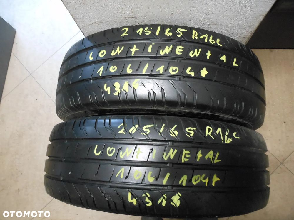 Opony 215/65r16c continental conti van contact 200 8,7mm lato para - 1
