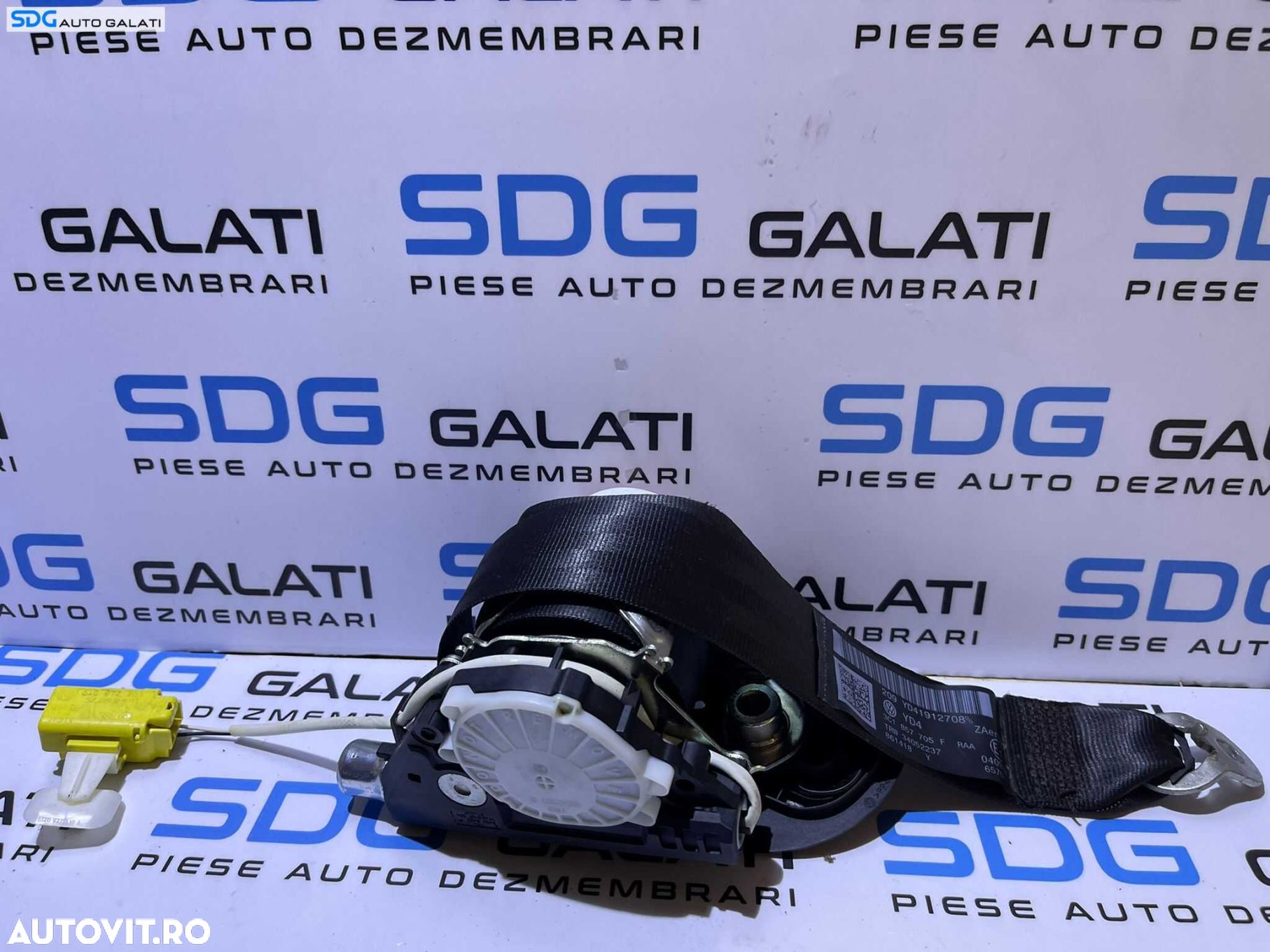 Centura Siguranta Stanga Fata Sofer Volkswagen Passat CC 2009 - 2012 Cod 3C1857705F - 1