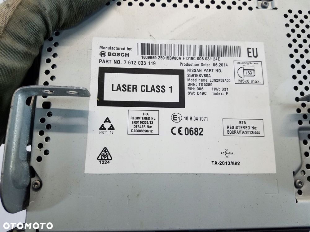 radio cd nawigacja nissan juke f15 lift 25915bv80a - 4