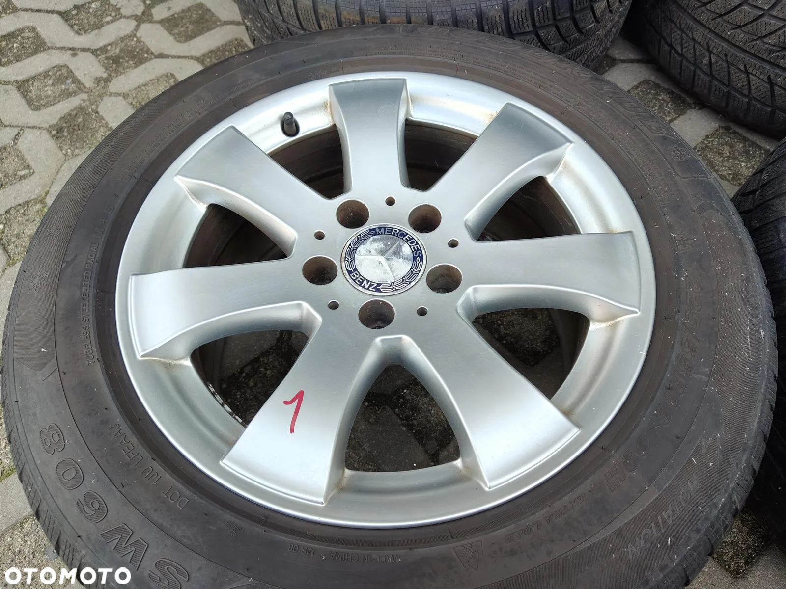 MERCEDES W211 VITO FELGI Aluminiowe Koła 16 5X112 2114013402 Opony Zima - 2